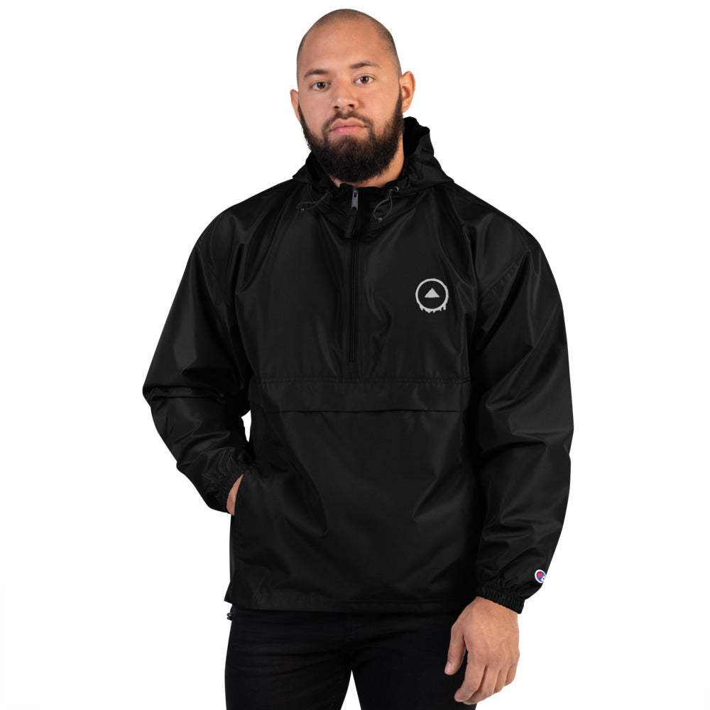 Hackers Badge Hooded Champion Fleece Jacket