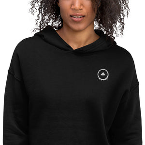 Women's Hackers Badge Crop Hoodie