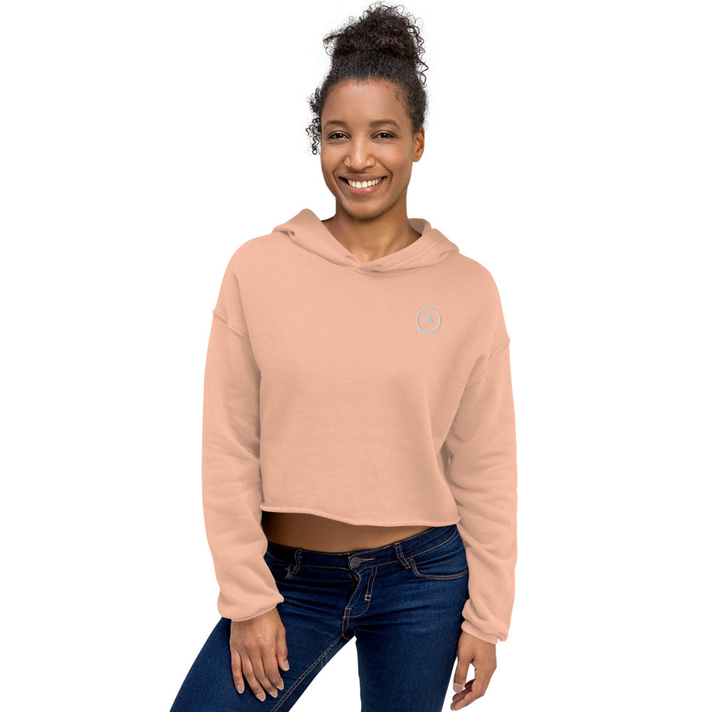 Women's Hackers Badge Crop Hoodie