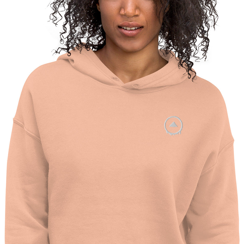 Women's Hackers Badge Crop Hoodie