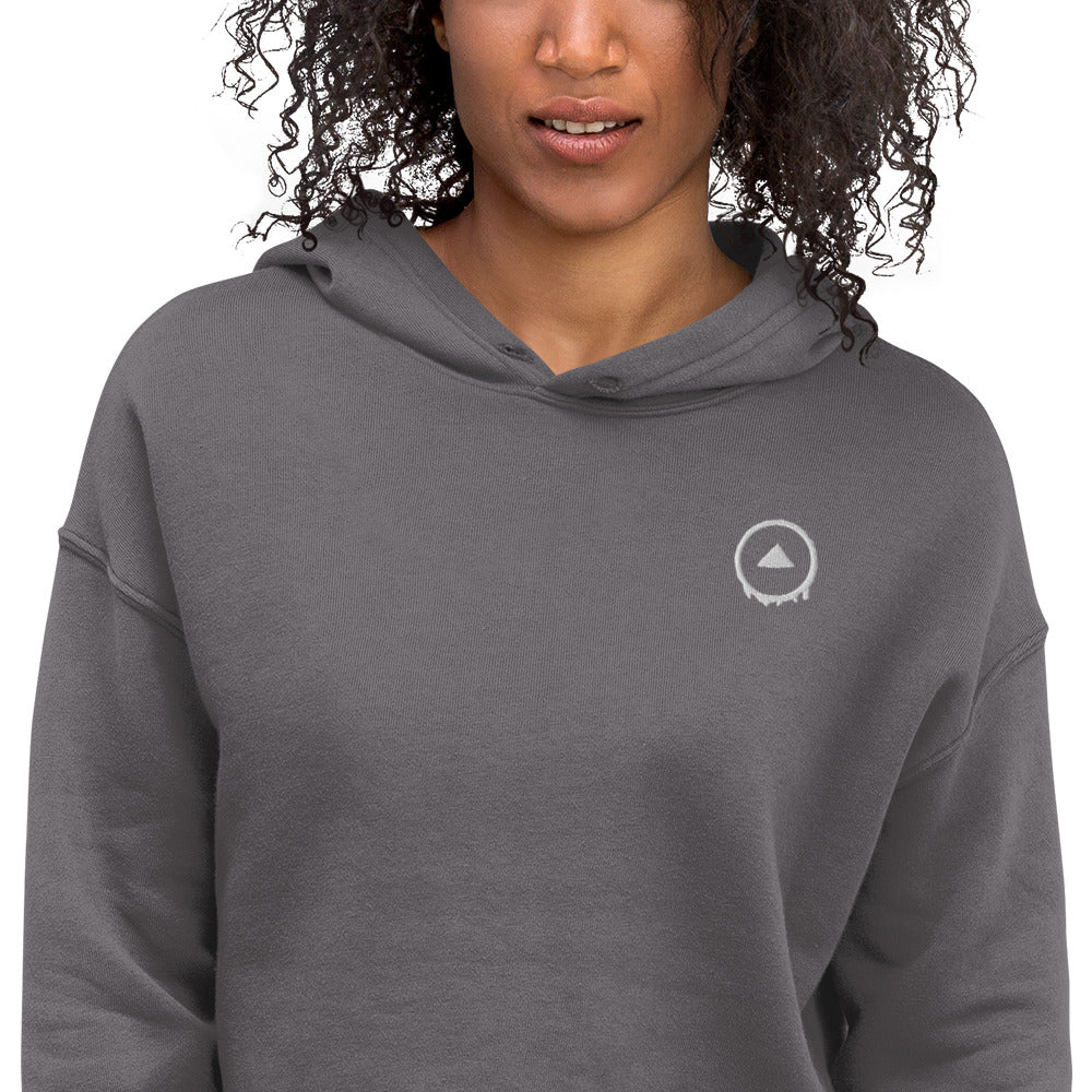 Women's Hackers Badge Crop Hoodie